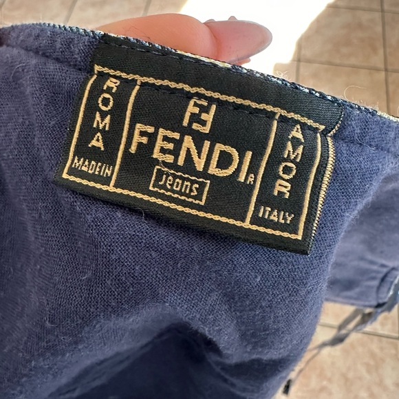 Fendi Spring Summer 1992 Archive Halter Top Shirt - Picture 3 of 3